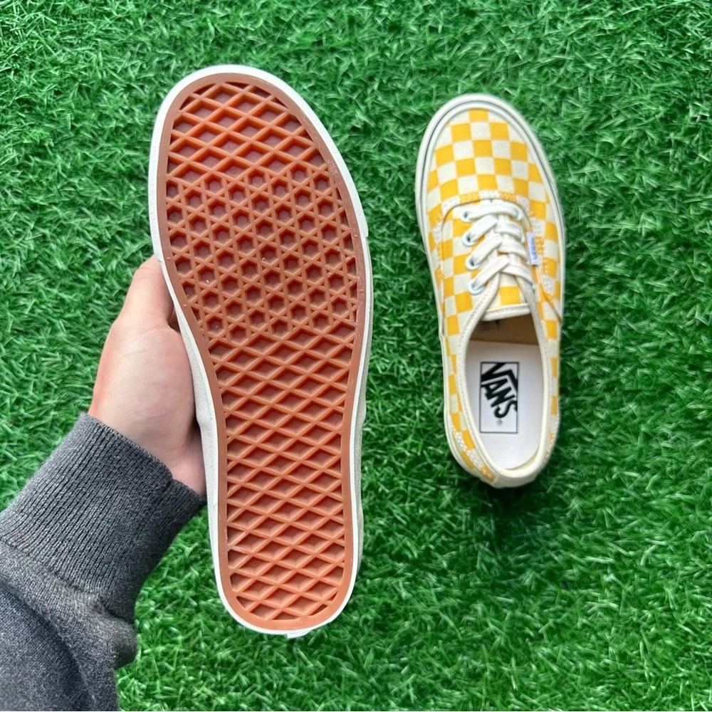Vans Authentic 44 Dx Anaheim Factory Yellow Checkerboard - Picture 2 of 8